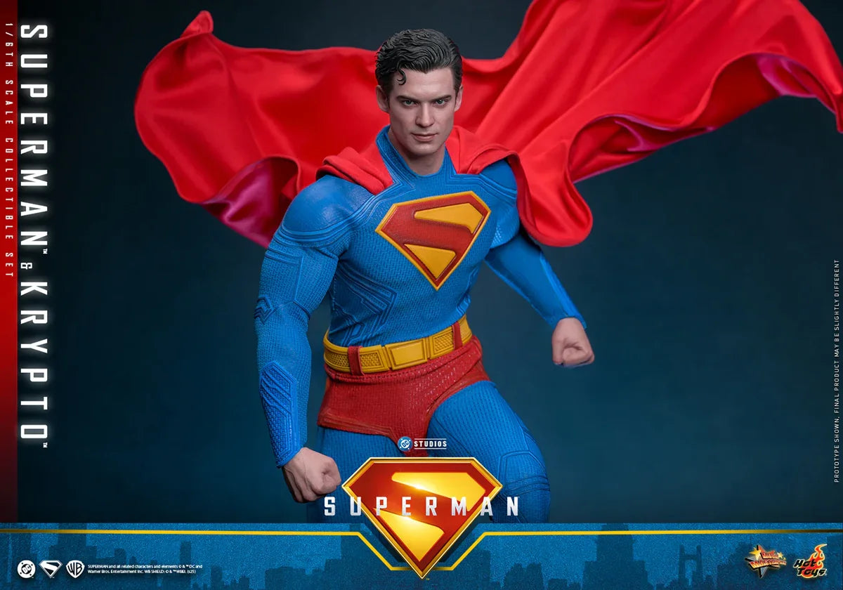 Superman (2025) - Superman & Krypto 1:6 Scale Collectable Action Figure Set