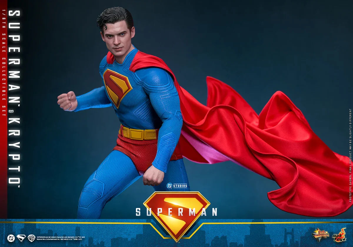 Superman (2025) - Superman & Krypto 1:6 Scale Collectable Action Figure Set
