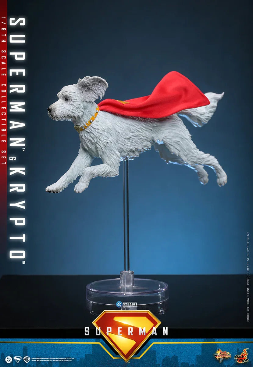 Superman (2025) - Superman & Krypto 1:6 Scale Collectable Action Figure Set