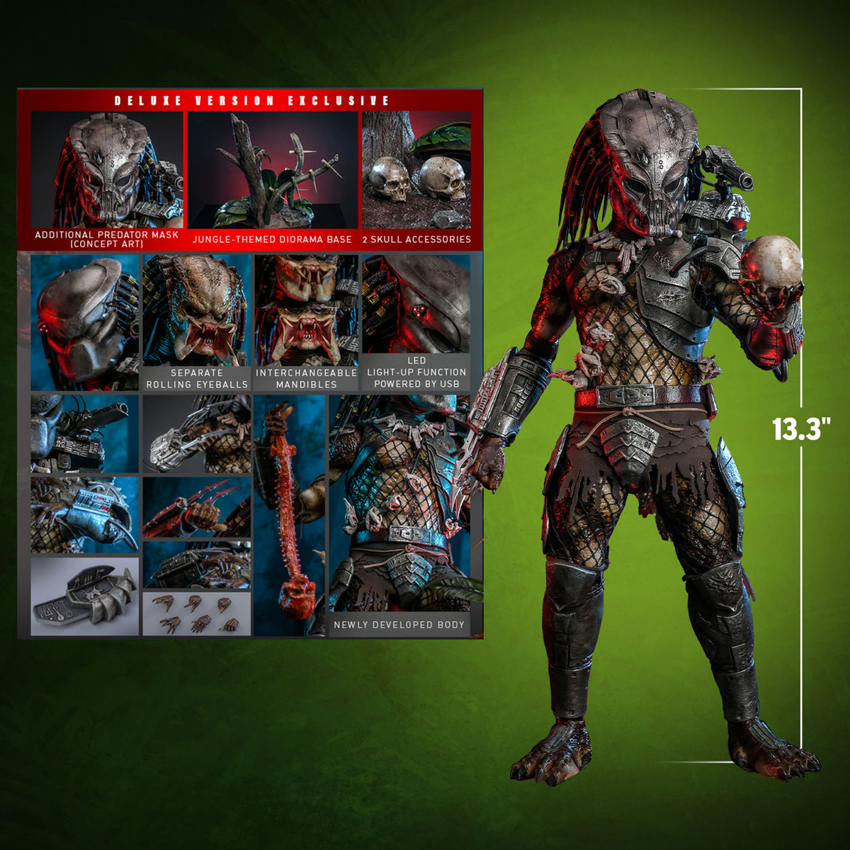 Predator (1987) - Predator (2.0) Deluxe 1:6 Scale Collecatable Action Figure