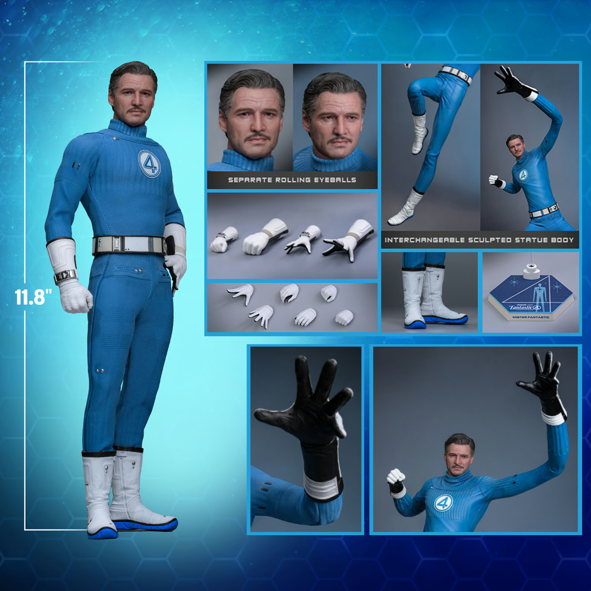 The Fantastic Four: First Steps - Mr. Fantastic 1:6 Scale Collectable Action Figure