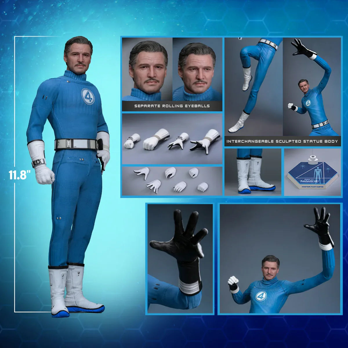 The Fantastic Four: First Steps - Mr. Fantastic 1:6 Scale Collectable Action Figure