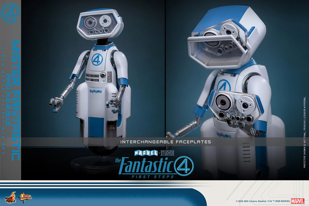 The Fantastic Four: First Steps - Mr. Fantastic & HERBIE 1:6 Scale Collectable Figure Set