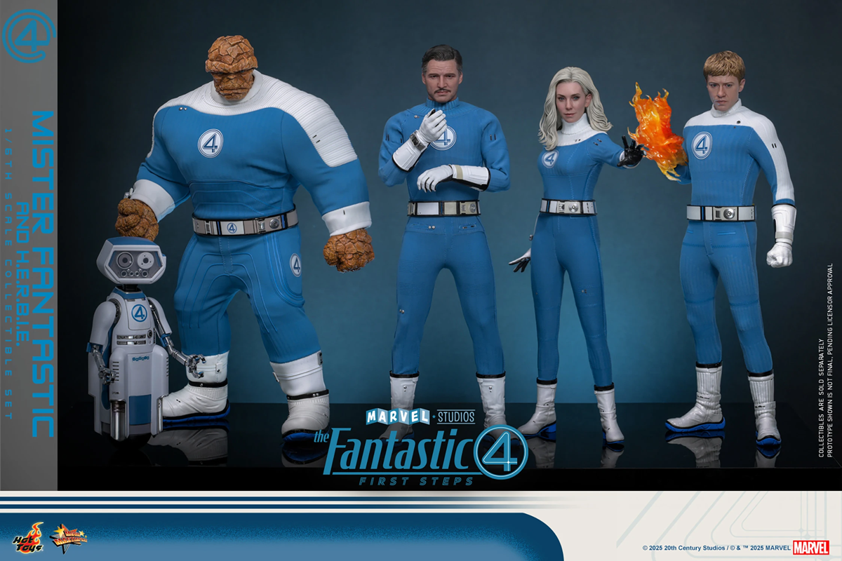 The Fantastic Four: First Steps - Mr. Fantastic & HERBIE 1:6 Scale Collectable Figure Set