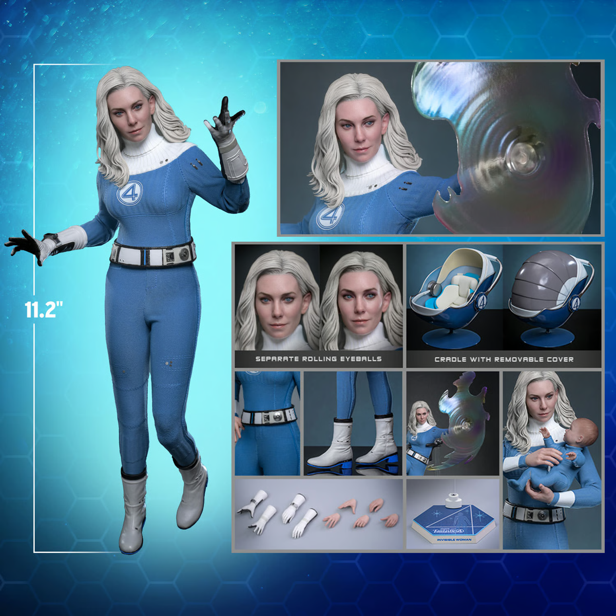 The Fantastic Four: First Steps - Invisible Woman 1:6 Scale Collectable Action Figure