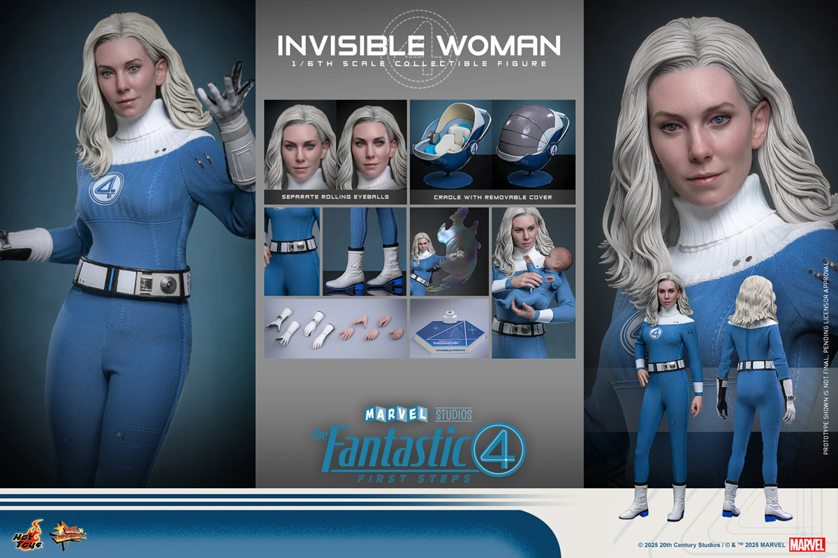 The Fantastic Four: First Steps - Invisible Woman 1:6 Scale Collectable Action Figure