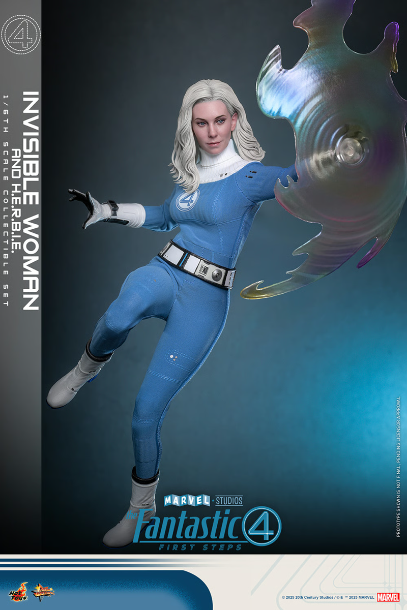 The Fantastic Four: First Steps - Invisible Woman & HERBIE 1:6 Scale Collectable Figure Set