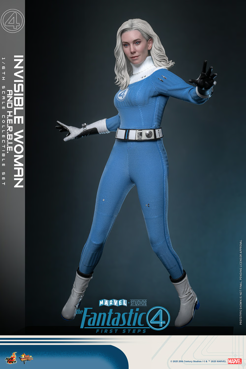 The Fantastic Four: First Steps - Invisible Woman & HERBIE 1:6 Scale Collectable Figure Set