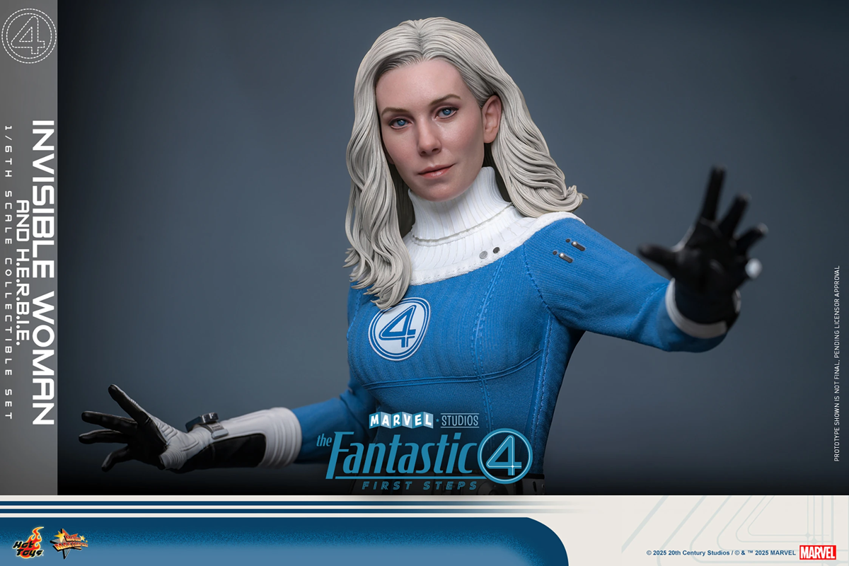 The Fantastic Four: First Steps - Invisible Woman & HERBIE 1:6 Scale Collectable Figure Set