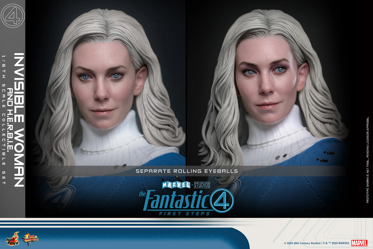 The Fantastic Four: First Steps - Invisible Woman & HERBIE 1:6 Scale Collectable Figure Set
