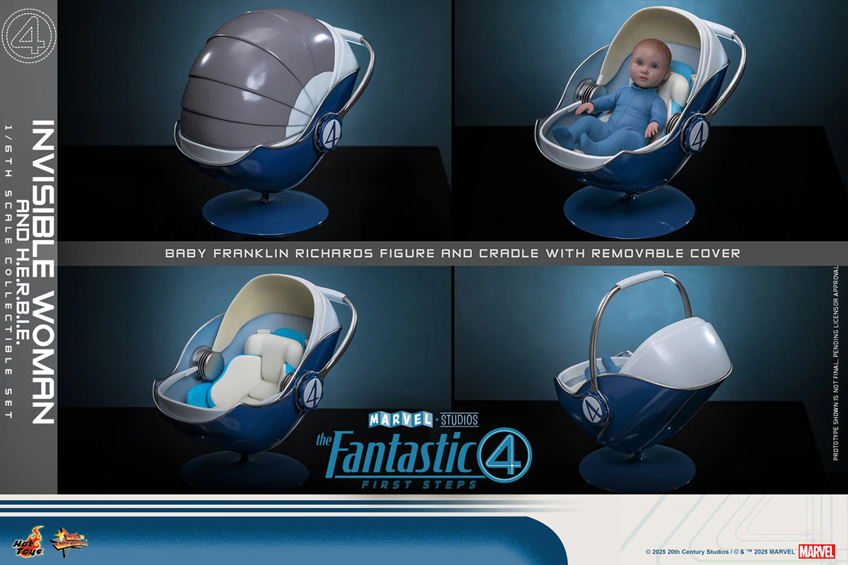 The Fantastic Four: First Steps - Invisible Woman & HERBIE 1:6 Scale Collectable Figure Set