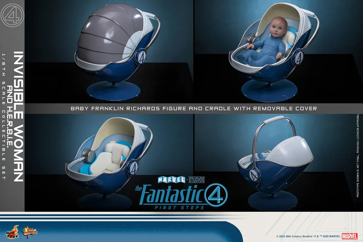 The Fantastic Four: First Steps - Invisible Woman & HERBIE 1:6 Scale Collectable Figure Set