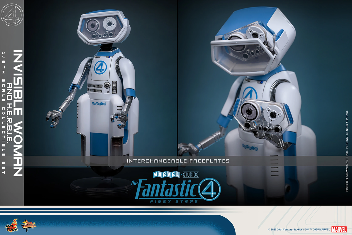 The Fantastic Four: First Steps - Invisible Woman & HERBIE 1:6 Scale Collectable Figure Set