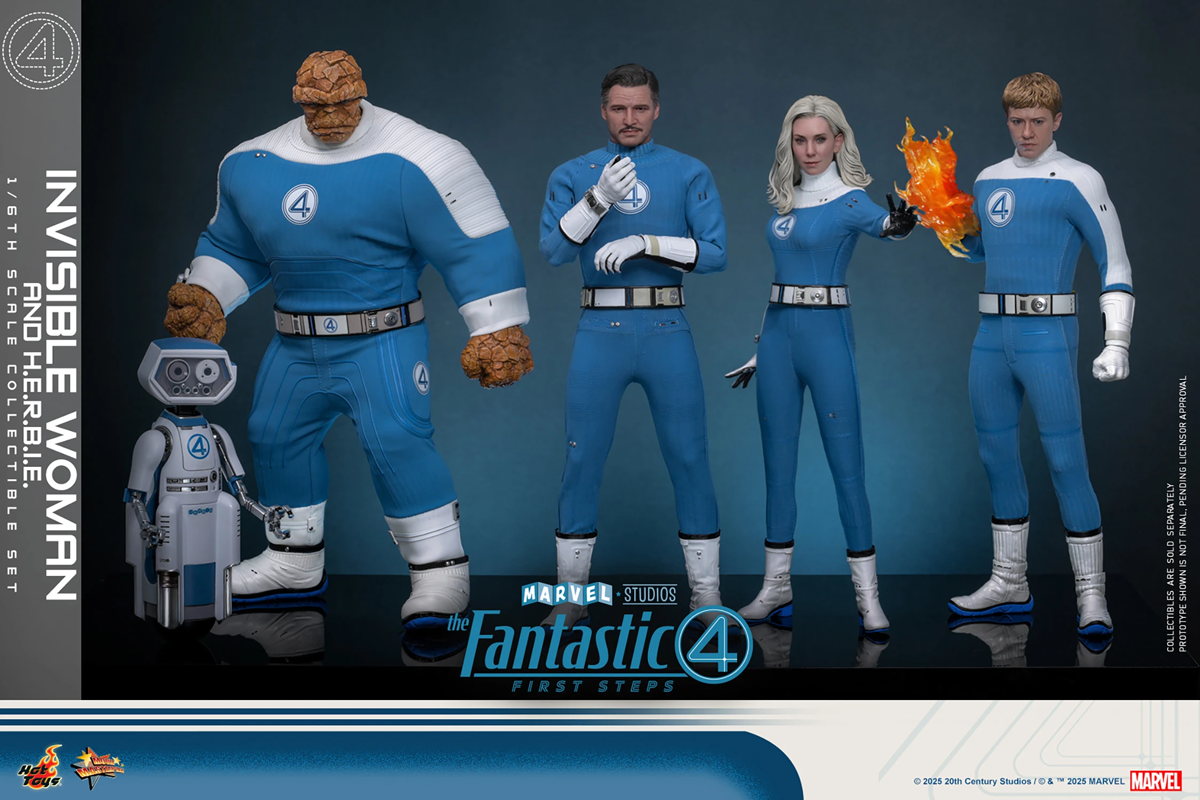 The Fantastic Four: First Steps - Invisible Woman & HERBIE 1:6 Scale Collectable Figure Set