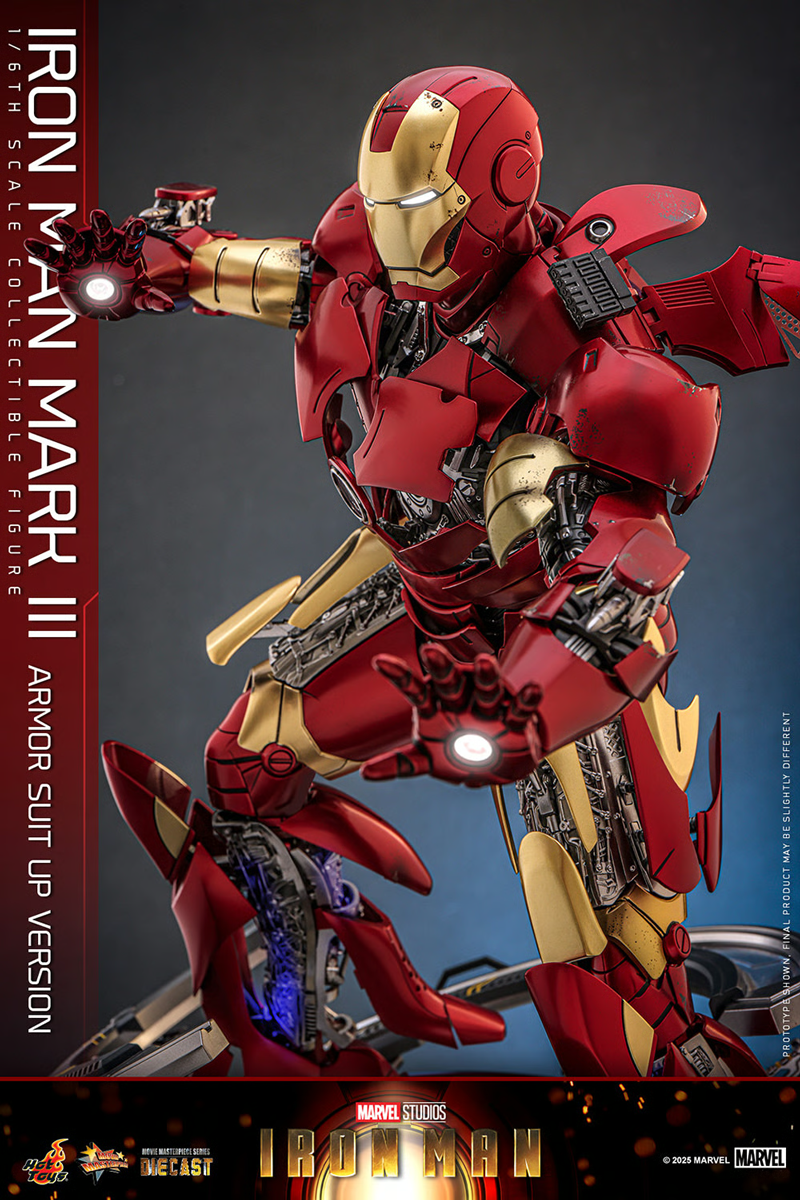 Iron Man - Mk3 Armor (Suit Up Version) Diecast 1:6 Scale Collectable Action Figure