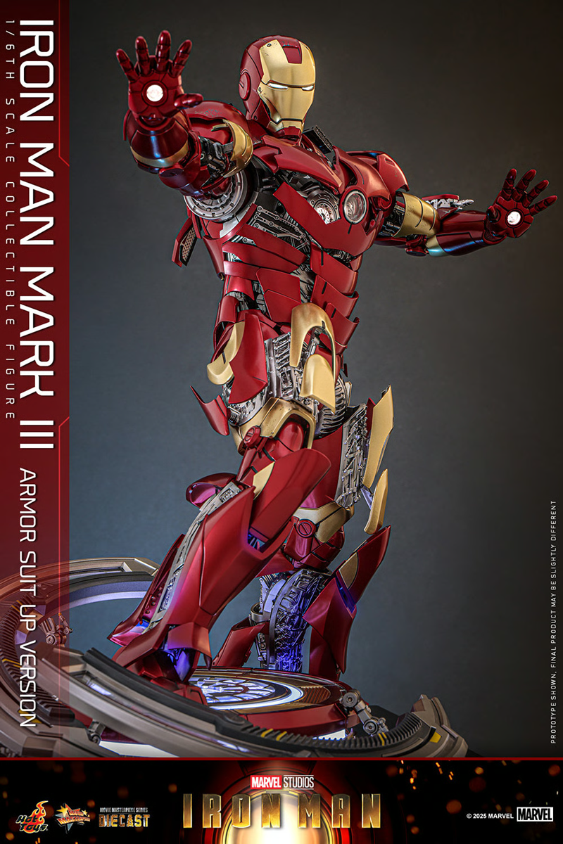 Iron Man - Mk3 Armor (Suit Up Version) Diecast 1:6 Scale Collectable Action Figure
