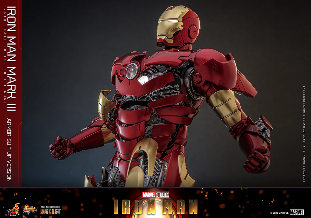 Iron Man - Mk3 Armor (Suit Up Version) Diecast 1:6 Scale Collectable Action Figure