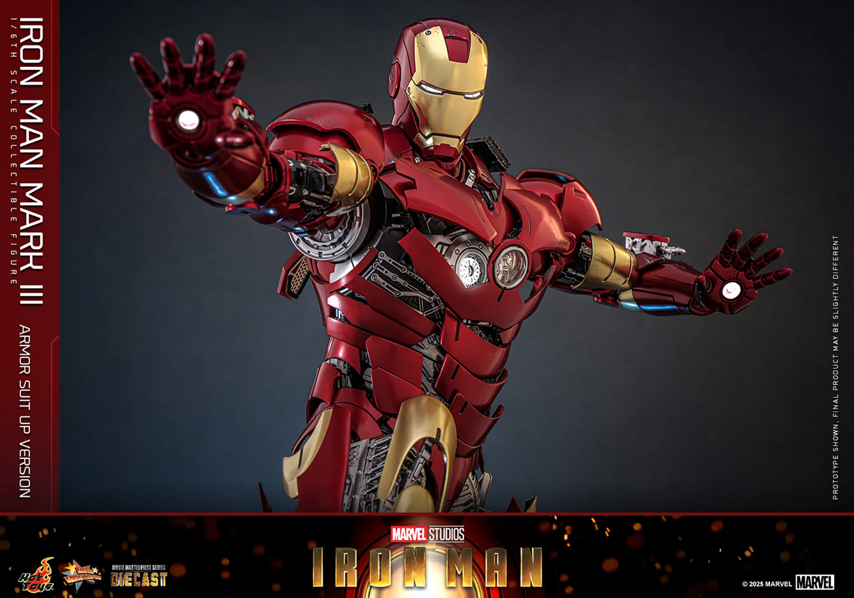 Iron Man - Mk3 Armor (Suit Up Version) Diecast 1:6 Scale Collectable Action Figure