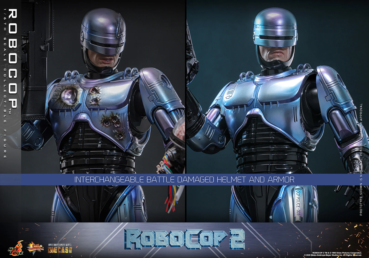 RoboCop 2 - RoboCop Diecast 1:6 Scale Collectable Action Figure
