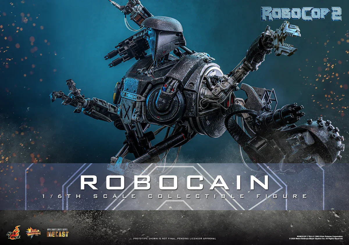 机械战警 2 - RoboCain 压铸 1:6 比例收藏版可动人偶