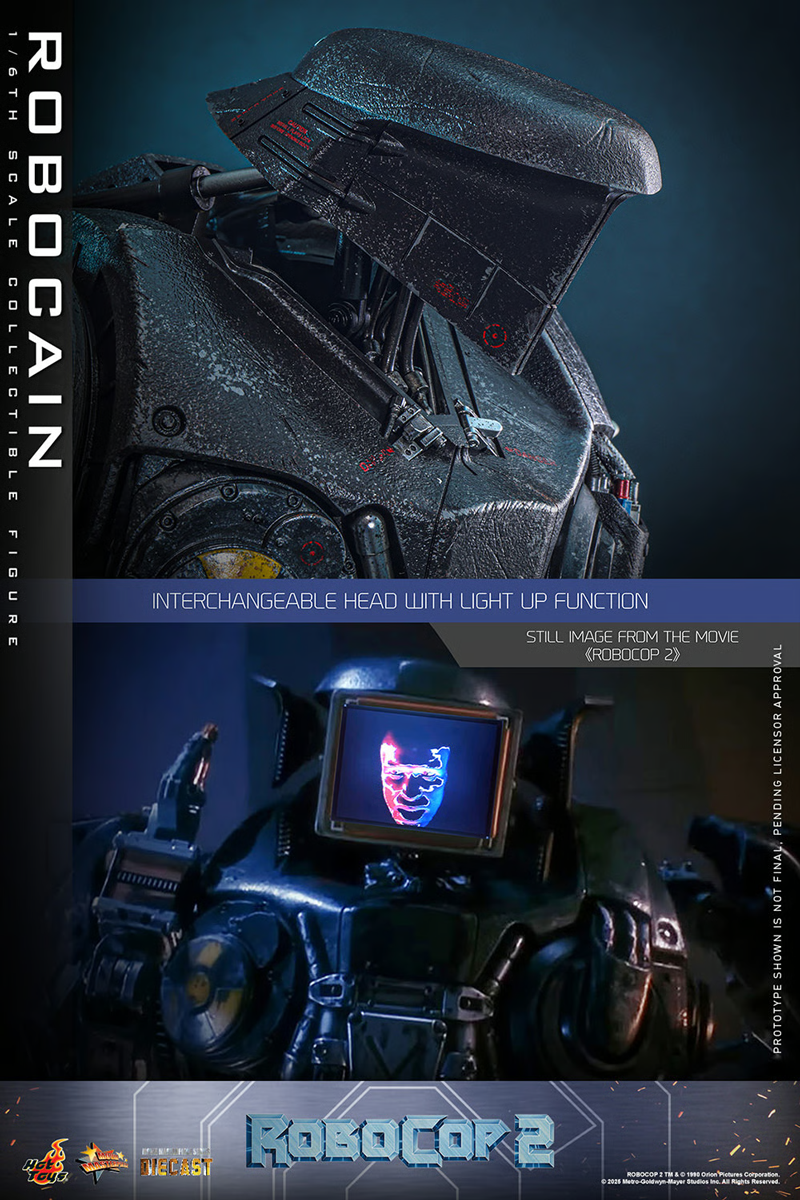 RoboCop 2 - RoboCain DieCast 1:6 Scale Collectable Action Figure