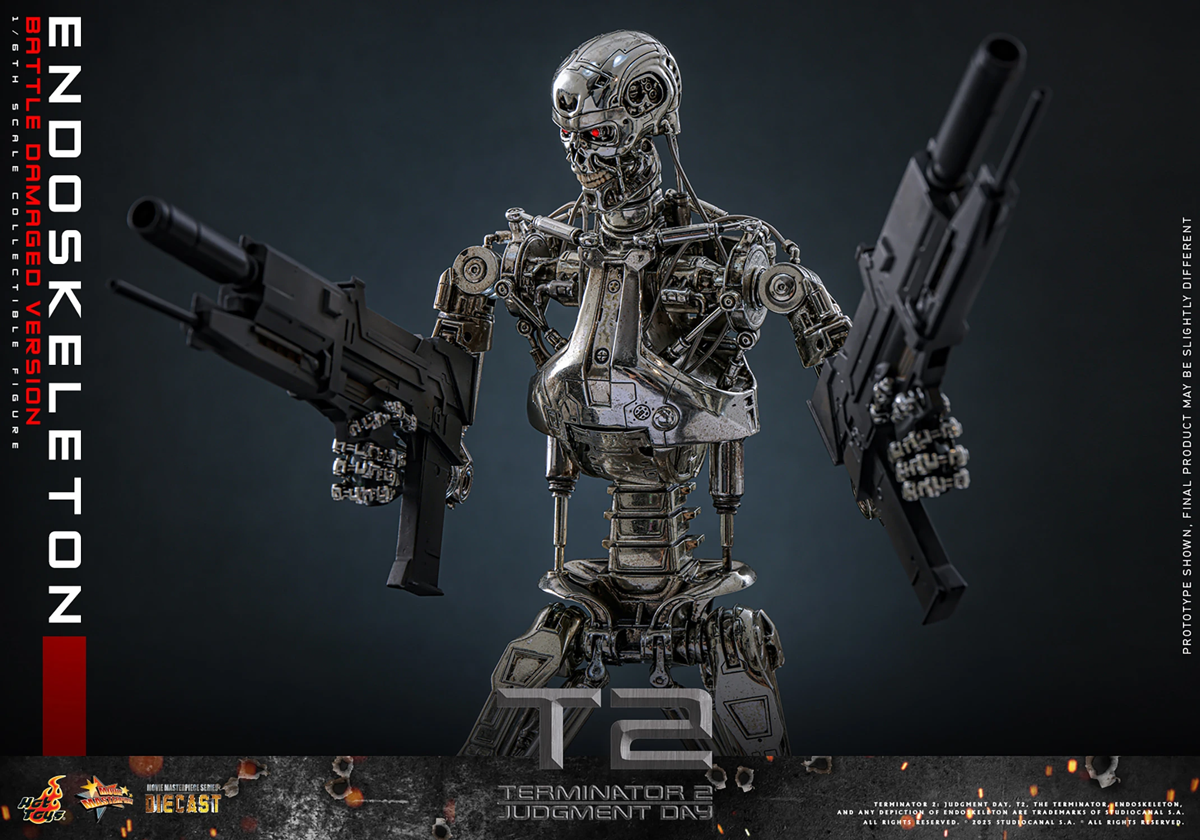Terminator 2: Judgment Day - Endoskeleton (Battle Damaged) 1:6 Scale Collectable Action Figure