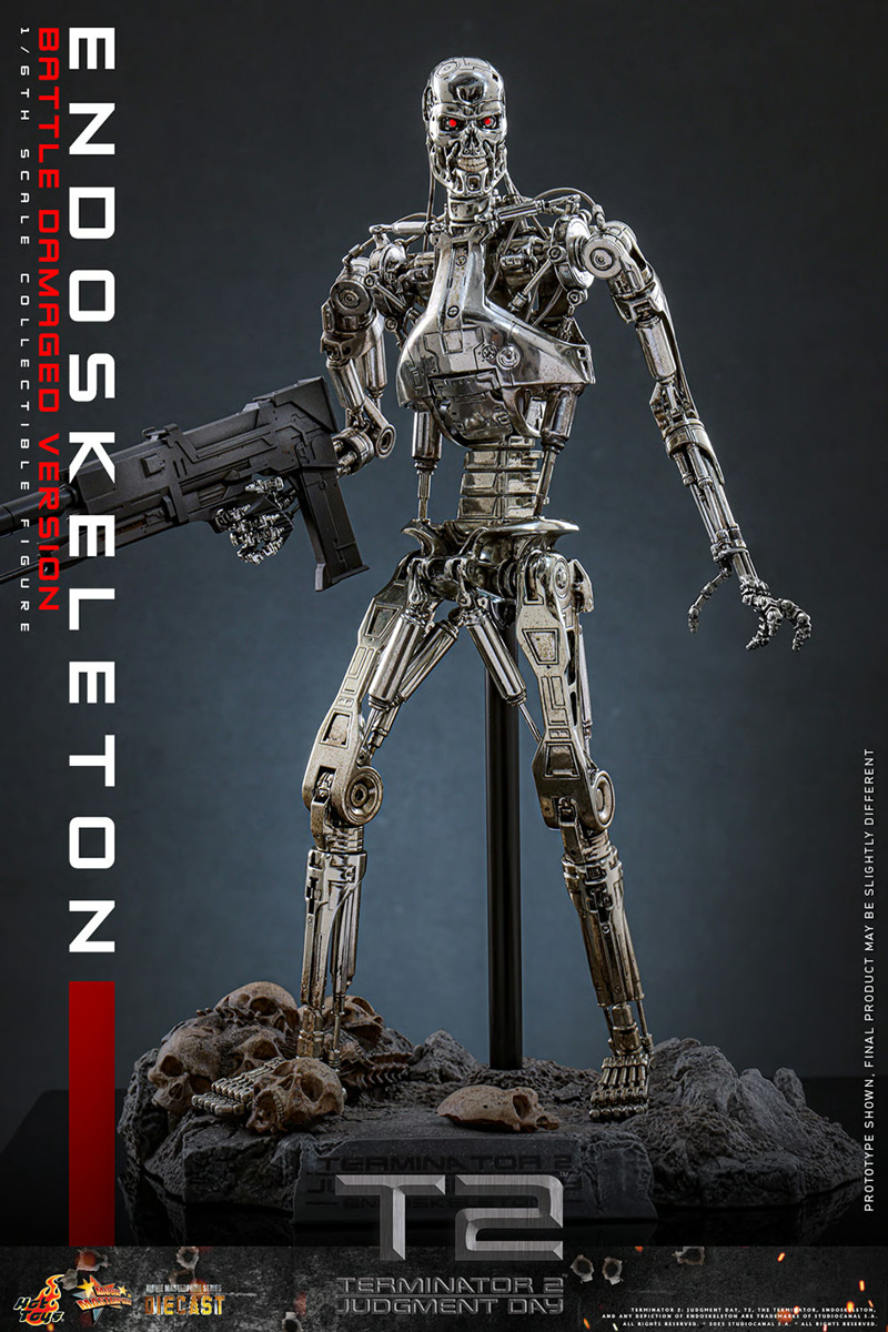 Terminator 2: Judgment Day - Endoskeleton (Battle Damaged) 1:6 Scale Collectable Action Figure