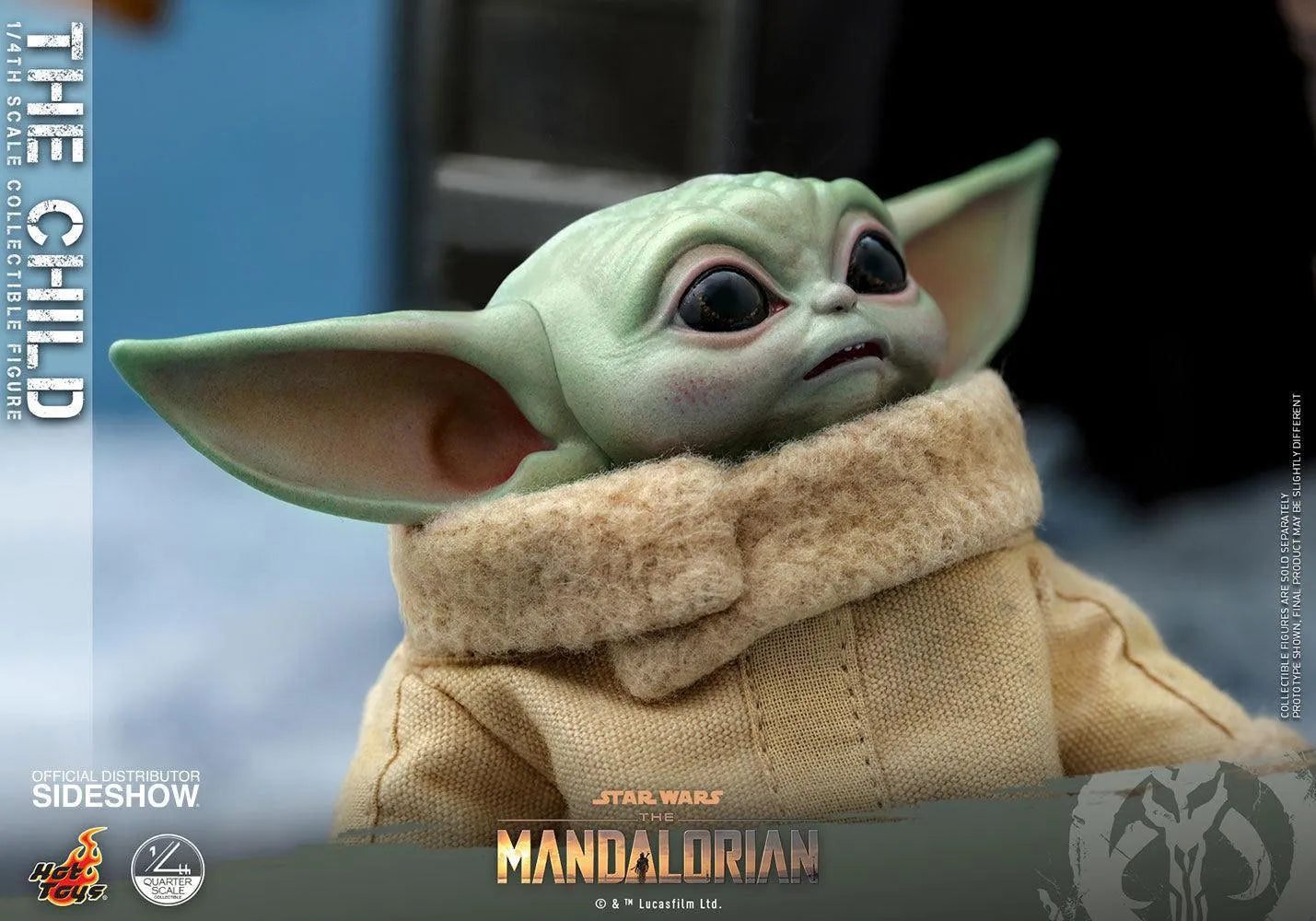 HOTQS018 Star Wars: The Mandalorian - The Child 1:4 Scale Action Figure - Hot Toys - Titan Pop Culture