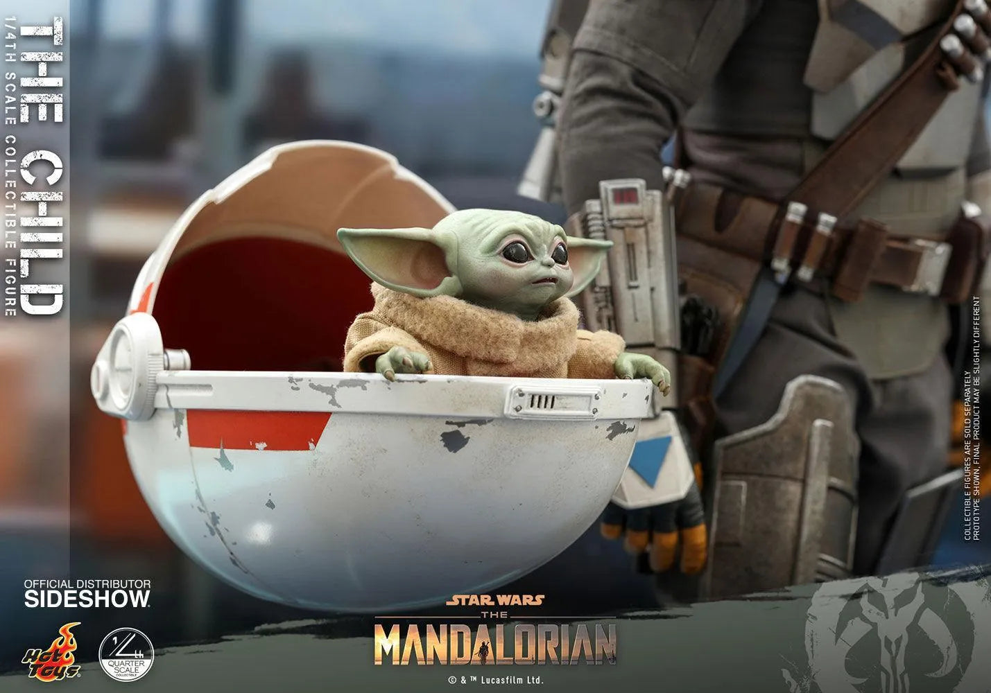 HOTQS018 Star Wars: The Mandalorian - The Child 1:4 Scale Action Figure - Hot Toys - Titan Pop Culture