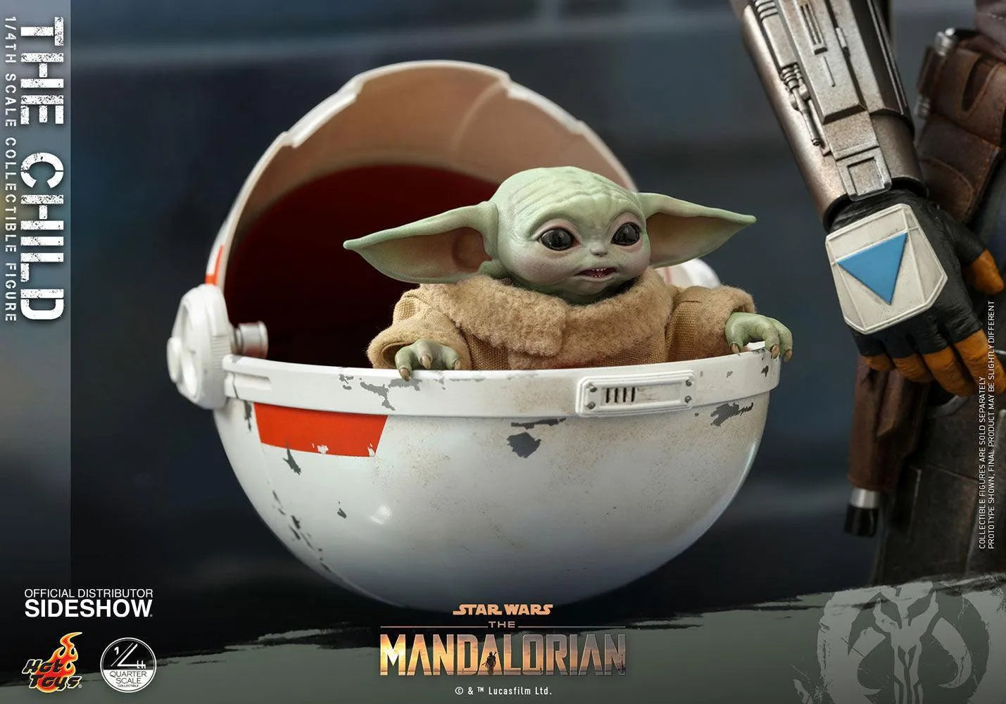 HOTQS018 Star Wars: The Mandalorian - The Child 1:4 Scale Action Figure - Hot Toys - Titan Pop Culture