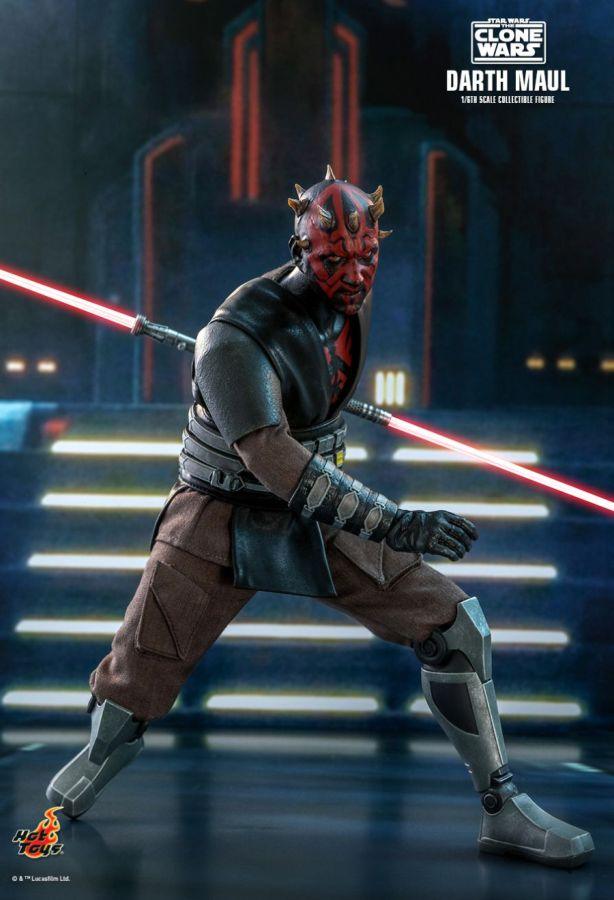 HOTTMS024 Star Wars: The Clone Wars - Darth Maul 1:6 Scale 12" Action Figure - Hot Toys - Titan Pop Culture