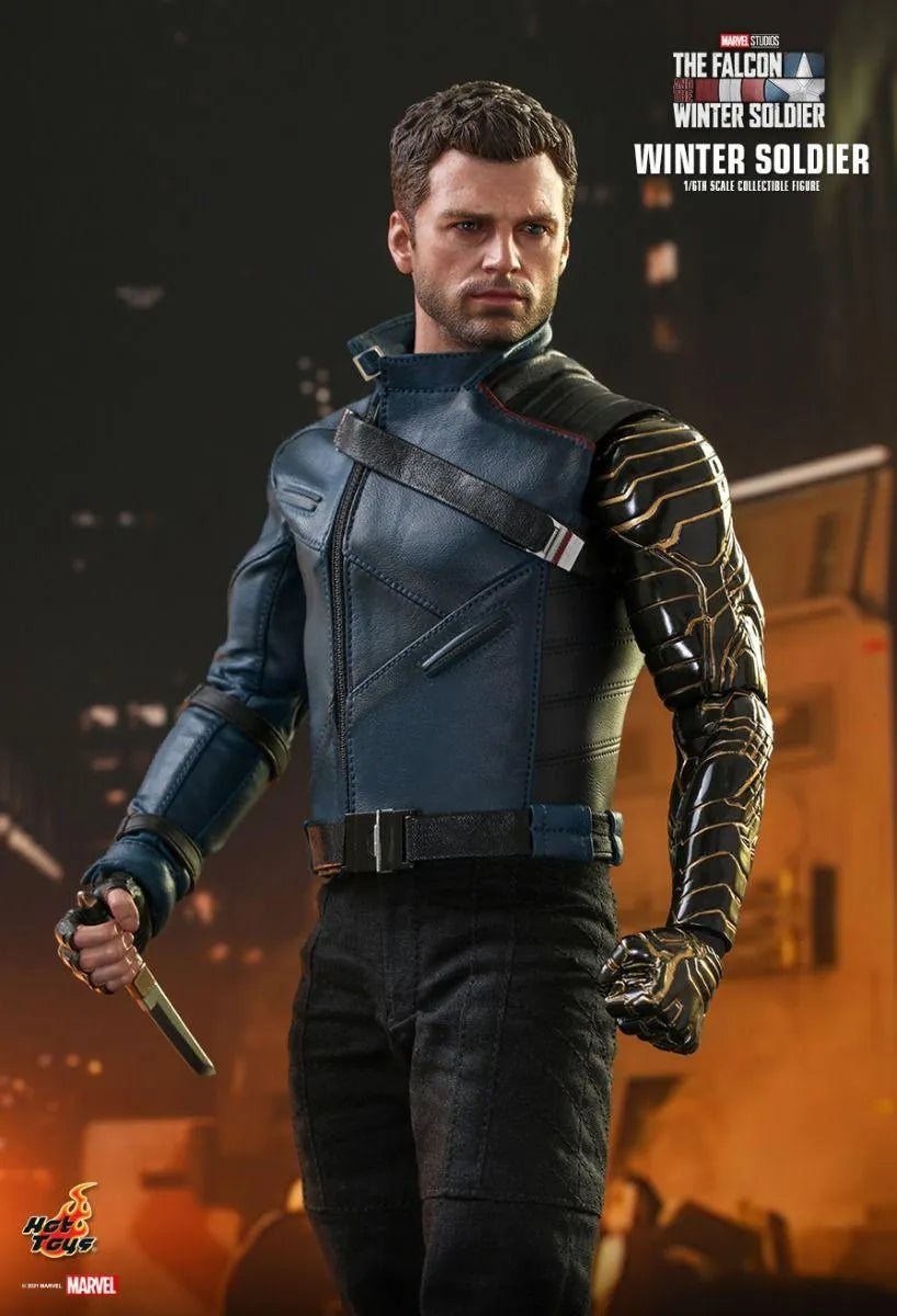 HOTTMS039 The Falcon and the Winter Soldier - Winter Soldier 1:6 Scale Collectable Action Figure - Hot Toys - Titan Pop Culture