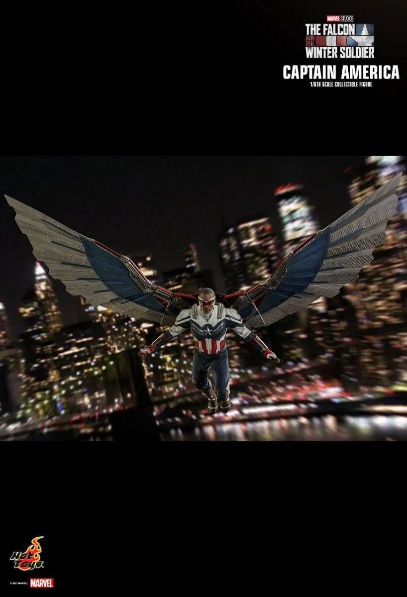HOTTMS040 The Falcon and the Winter Soldier - Captain America 1:6 Scale Collectable Action Figure - Hot Toys - Titan Pop Culture