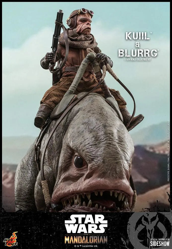 HOTTMS049 Star Wars: Mandalorian - Kuiil & Blurrg 1:6 Scale Action Figure - Hot Toys - Titan Pop Culture