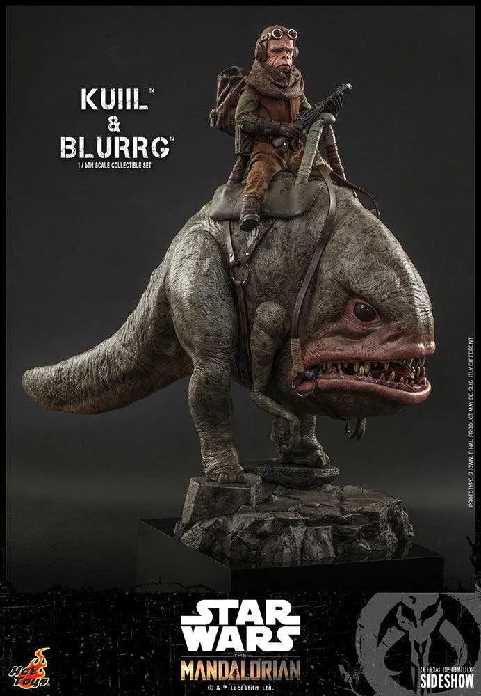 HOTTMS049 Star Wars: Mandalorian - Kuiil & Blurrg 1:6 Scale Action Figure - Hot Toys - Titan Pop Culture