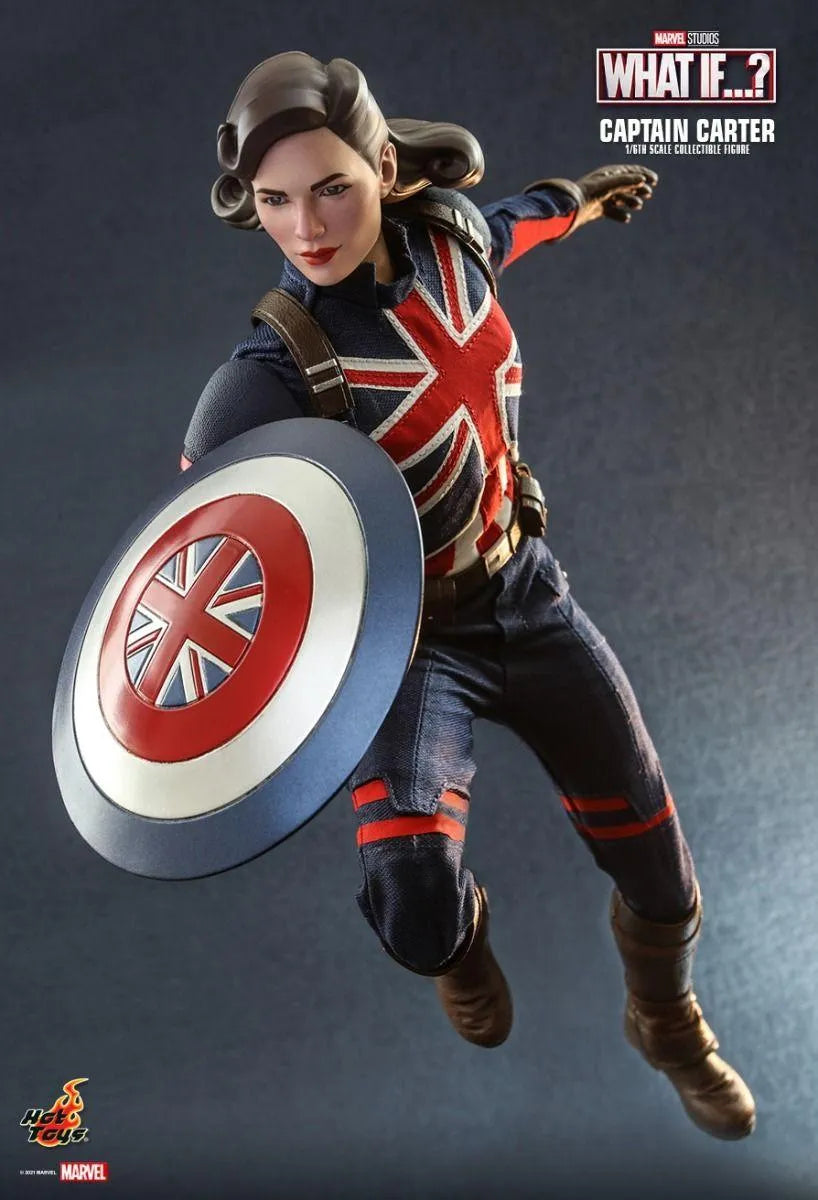 HOTTMS059 What If - Captain Carter 1:6 Scale Collectable Action Figure - Hot Toys - Titan Pop Culture