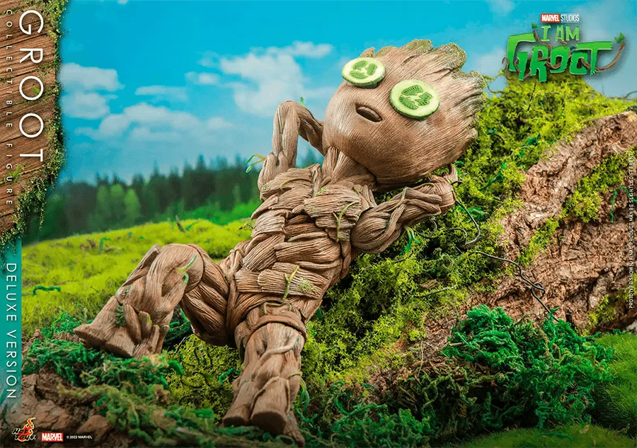 HOTTMS089 Guardians of the Galaxy - I Am Groot: Groot Deluxe 1:6 Scale Collectable Action Figure - Hot Toys - Titan Pop Culture