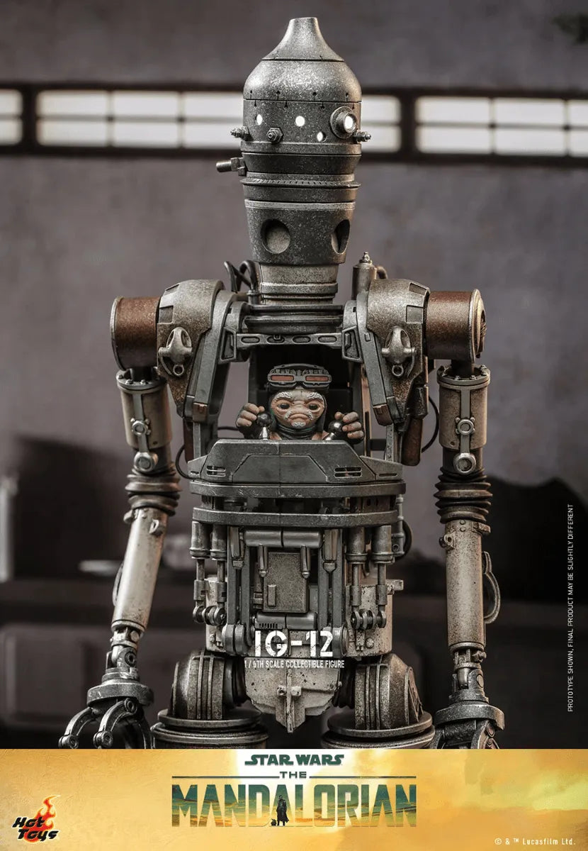 HOTTMS104 Star Wars: Mandalorian - IG-12 1:6 Scale Collectible Figure - Hot Toys - Titan Pop Culture