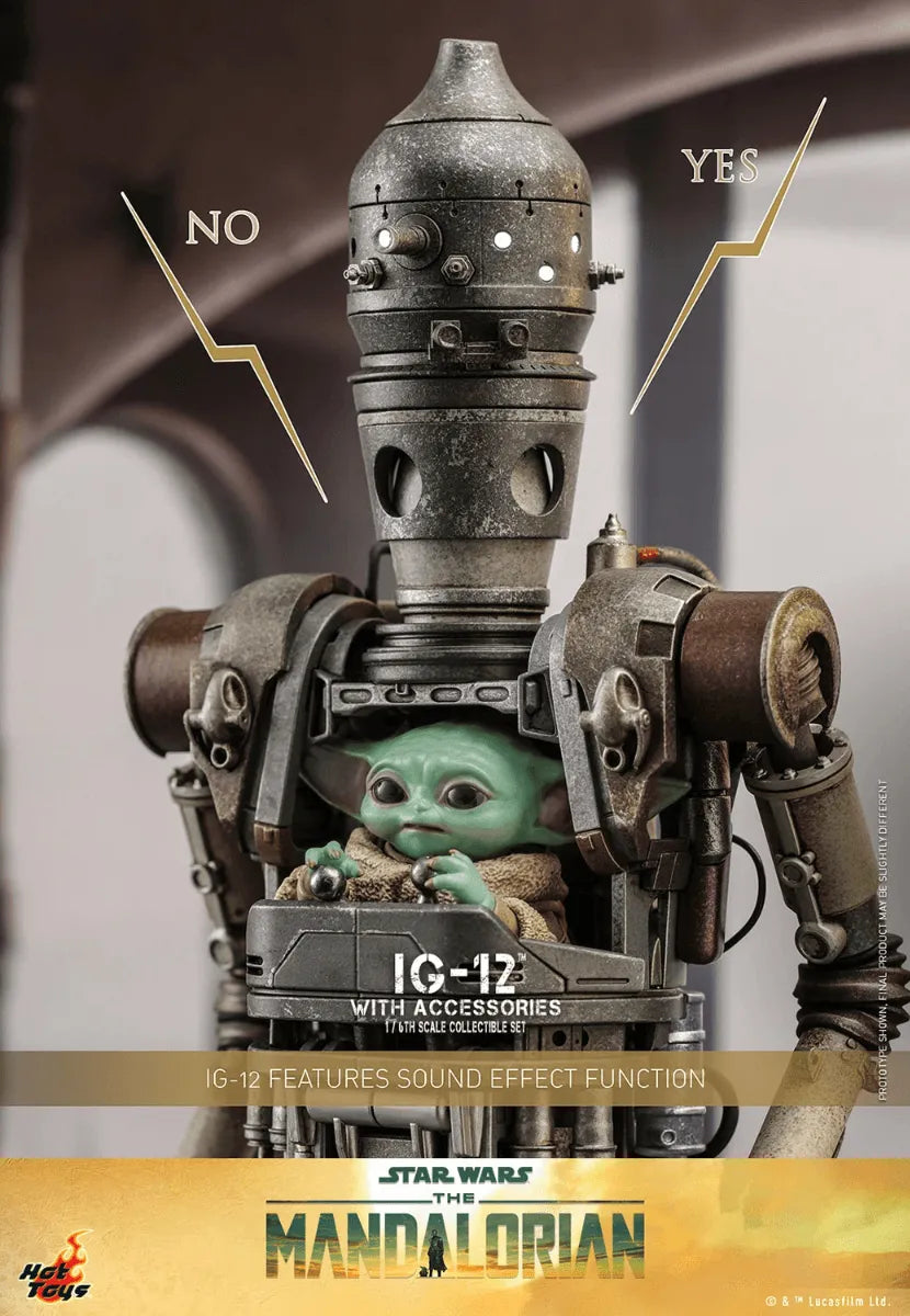 HOTTMS105 Star Wars: The Manadalorian - IG-12 1:6 Scale Collectible Figure Set - Hot Toys - Titan Pop Culture