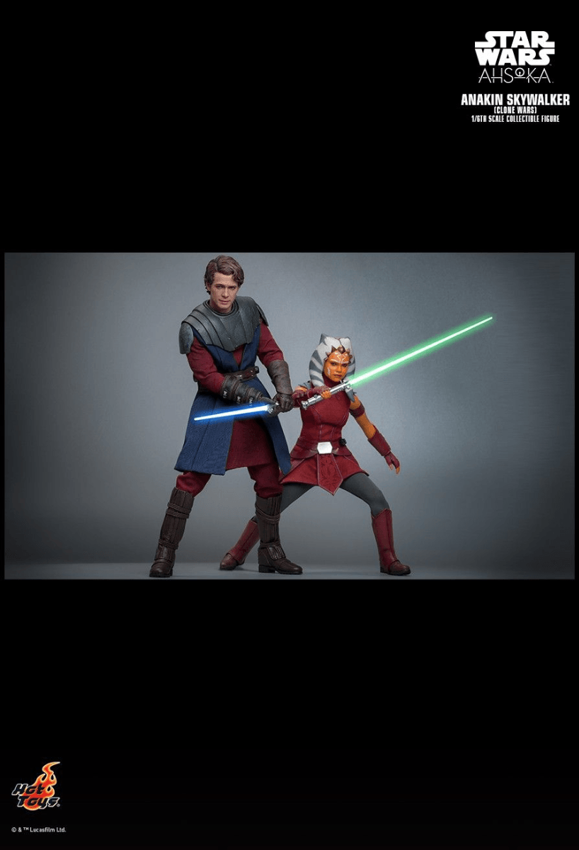 HOTTMS129 Star Wars: Ahsoka - Anakin Skywalker (Clone Wars) 1:6 Scale Collectable Action Figure - Hot Toys - Titan Pop Culture