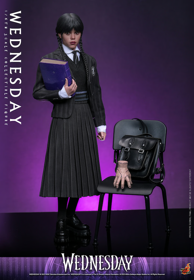 Wednesday - Wednesday Addams 1:6 Scale Collectable Action Figure