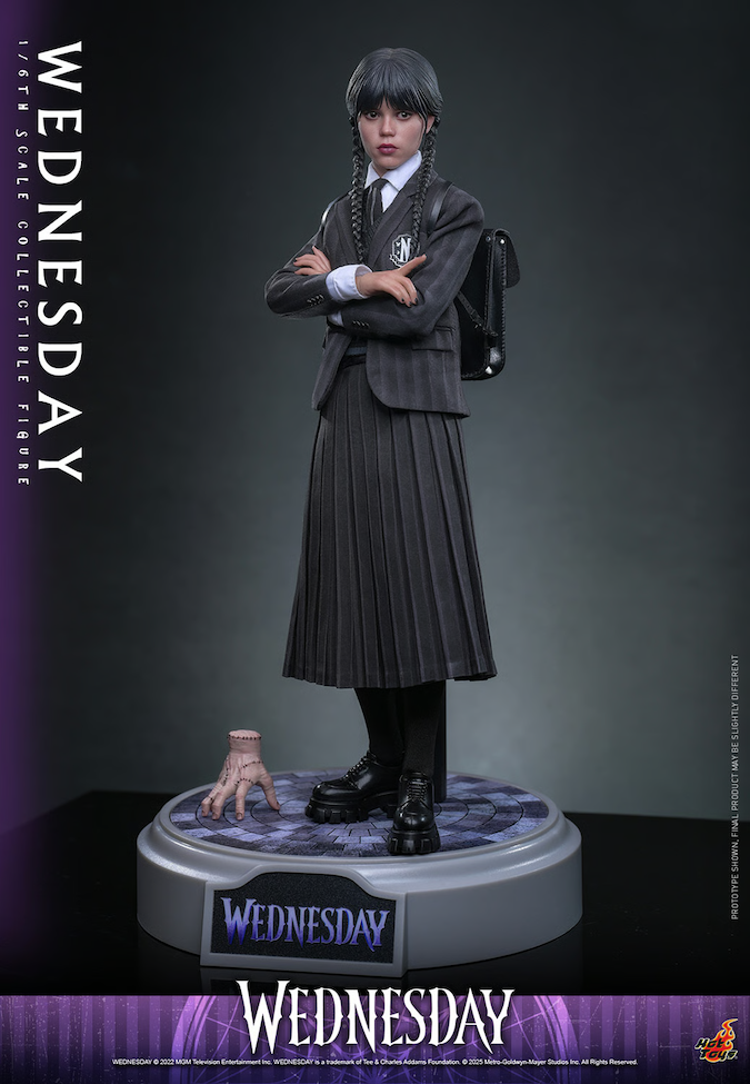 Wednesday - Wednesday Addams 1:6 Scale Collectable Action Figure
