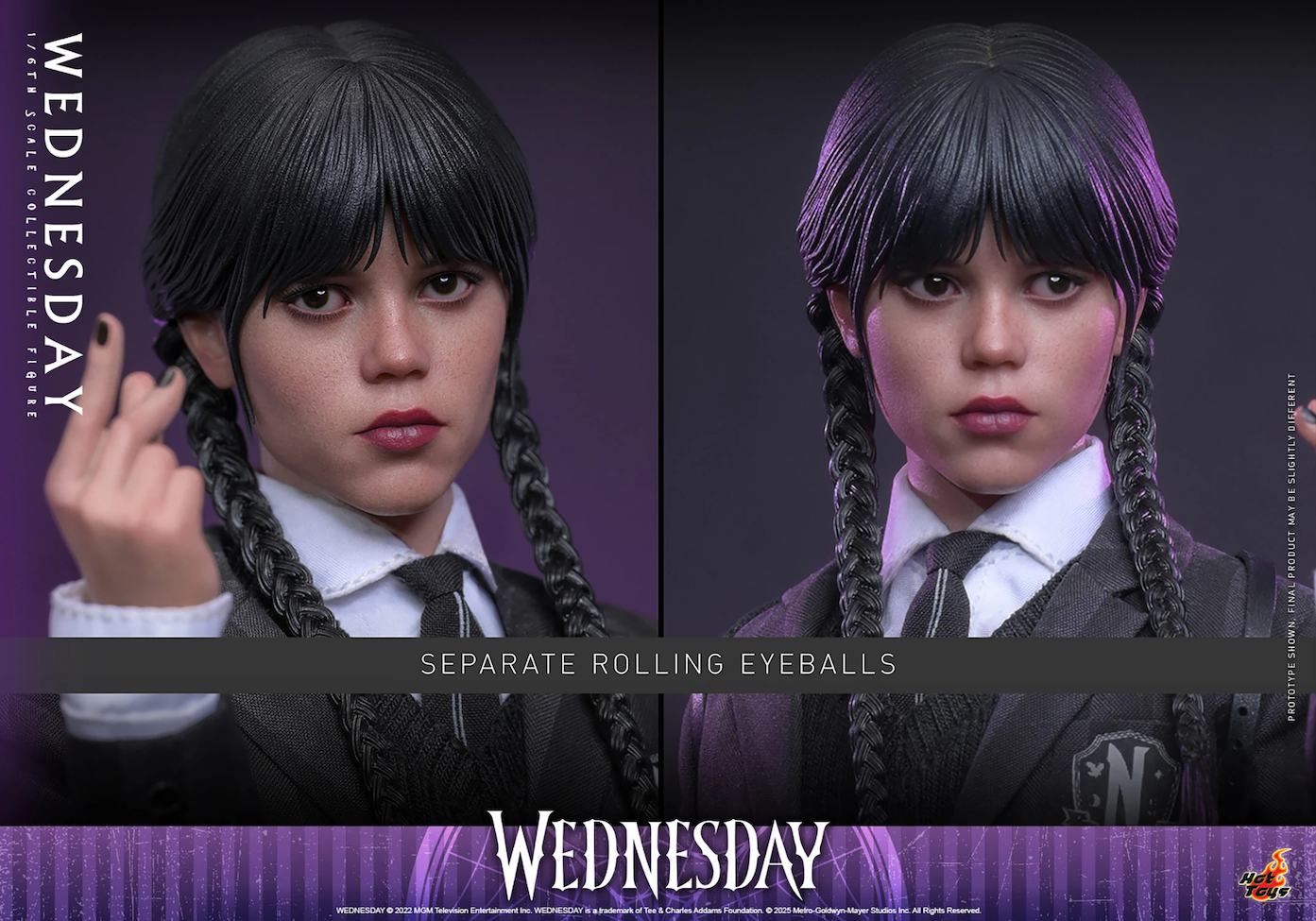 Wednesday - Wednesday Addams 1:6 Scale Collectable Action Figure
