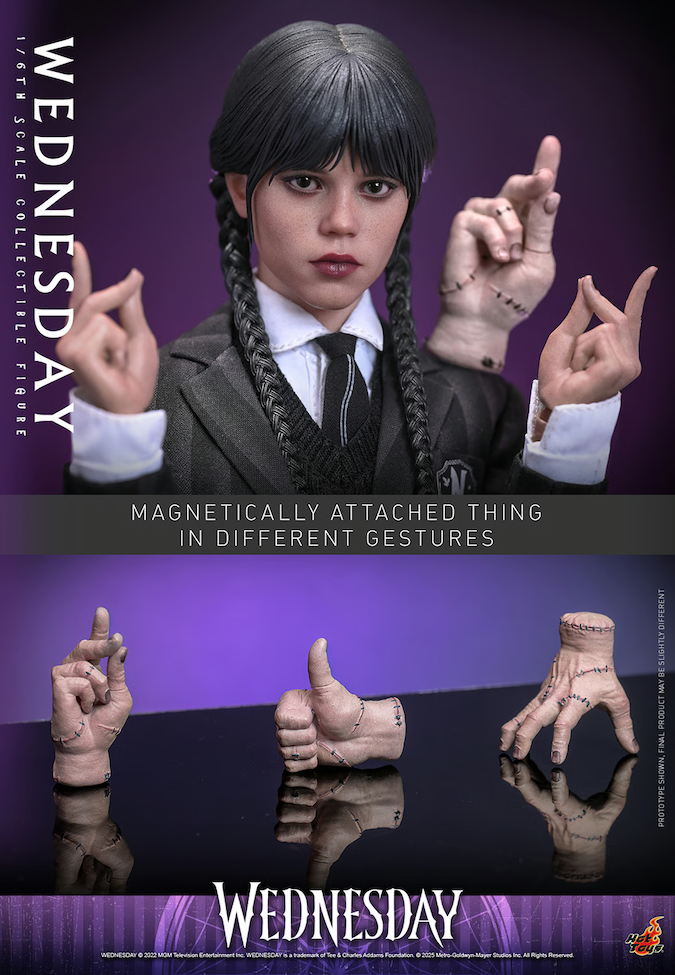 Wednesday - Wednesday Addams 1:6 Scale Collectable Action Figure