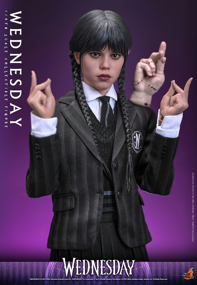 Wednesday - Wednesday Addams 1:6 Scale Collectable Action Figure
