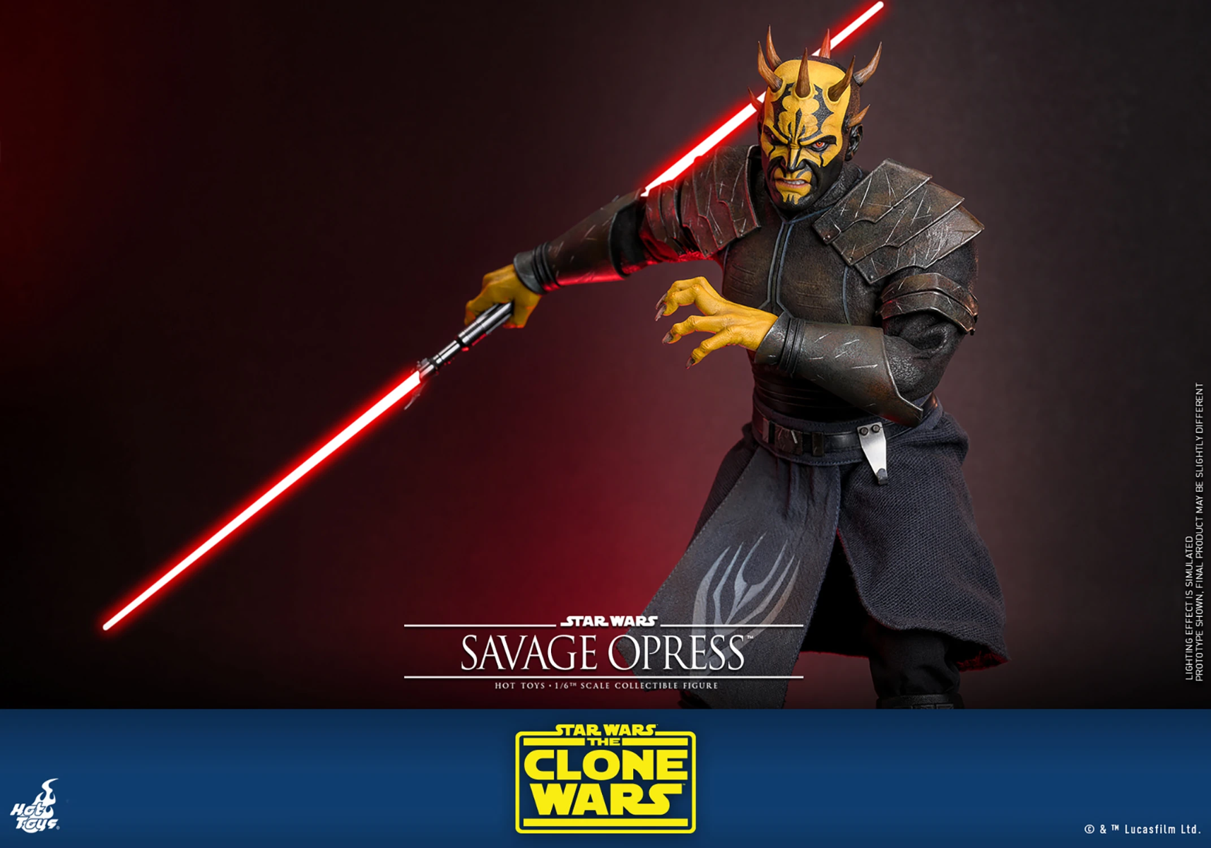 Star Wars: Clone Wars - Savage Opress 1:6 Scale Action Figure