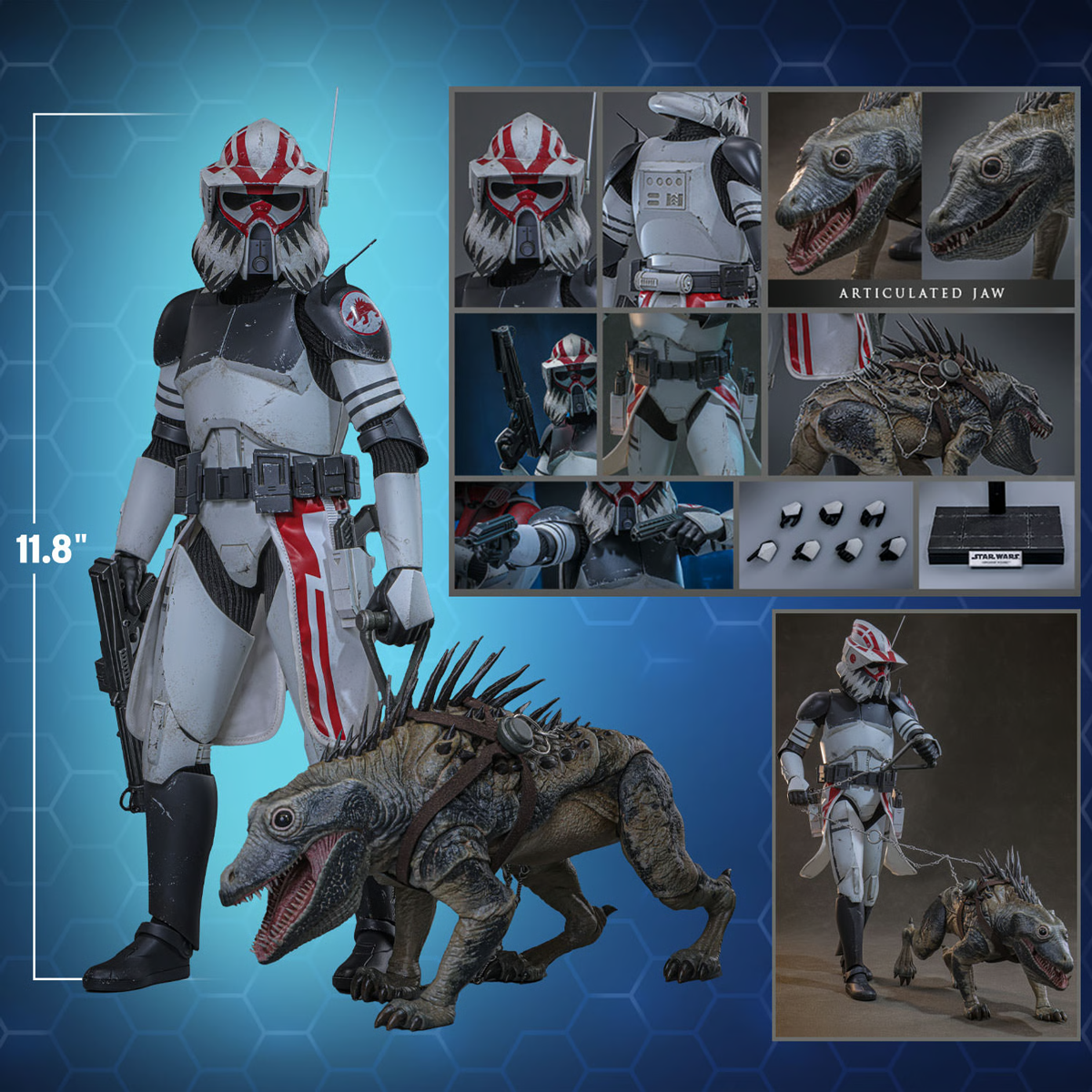 Star Wars: The Clone Wars - Sergeant Hound 1:6 Scale Collectable Action Figure