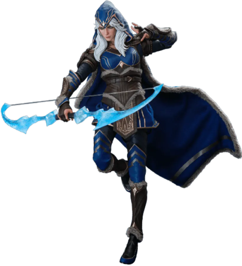 HOTVGM60 League of Legends - Ashe 1:6 Scale Collectable Action Figure - Hot Toys - Titan Pop Culture