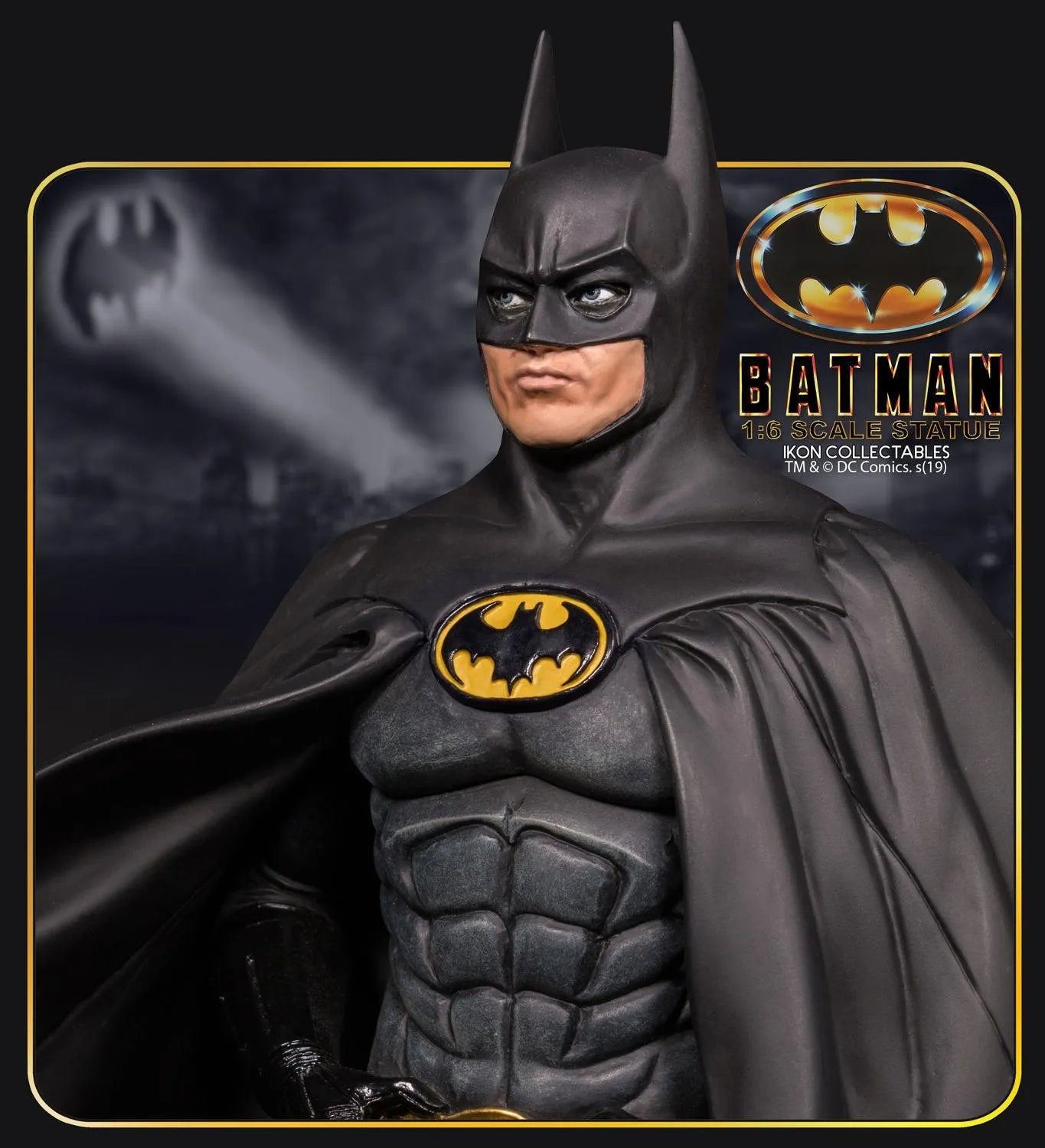 IKO1025 Batman 1989 - Michael Keaton Batman 1:6 Statue - Ikon Collectables - Titan Pop Culture
