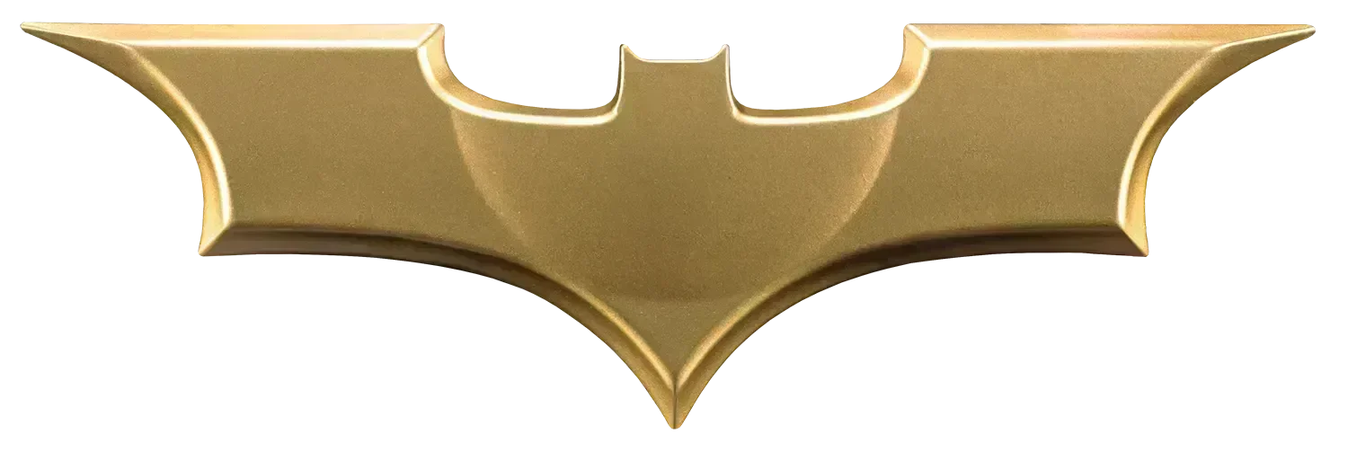 IKO1402 Batman Begins - Batarang Metal Replica - Ikon Collectables - Titan Pop Culture